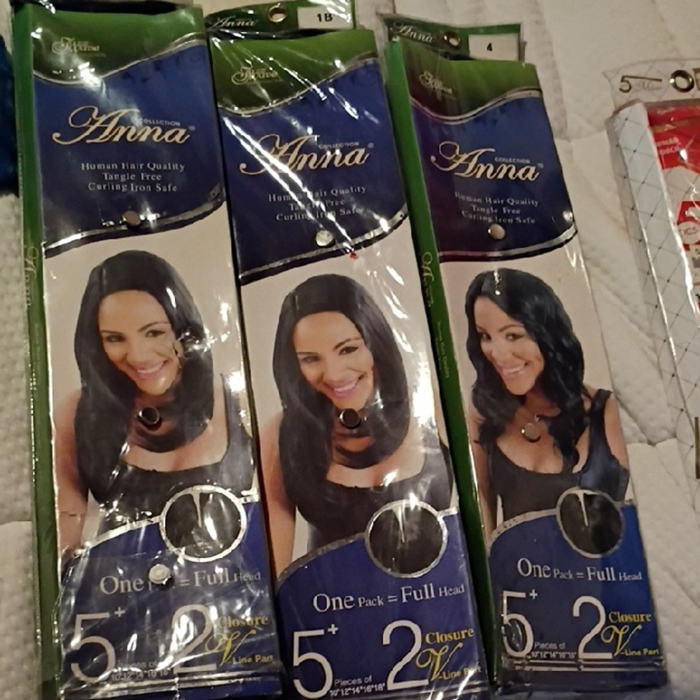 Anna Natural Black Human Hair Extensions